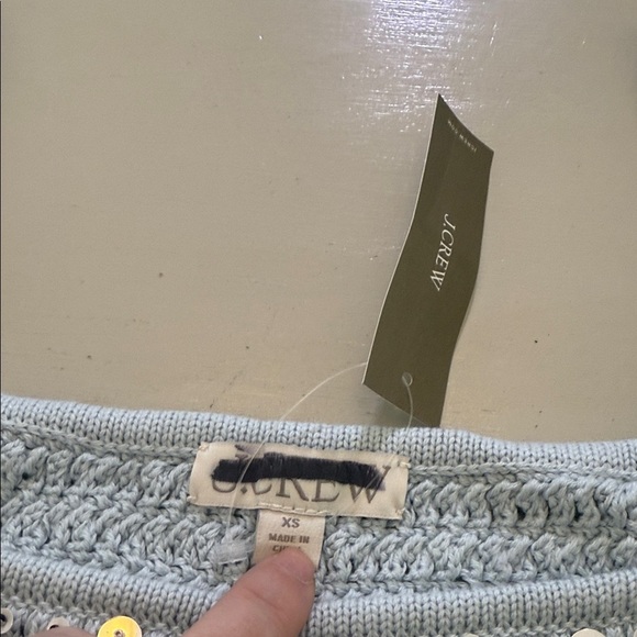 J. Crew Sweater-tank with hand-embellished mirrors Size XS - Picture 7 of 10